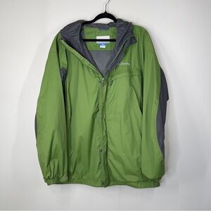 COLUMBIA Men’s XXL Outdoor Camping Fishing Hiking Hooded Zip Up Jacket